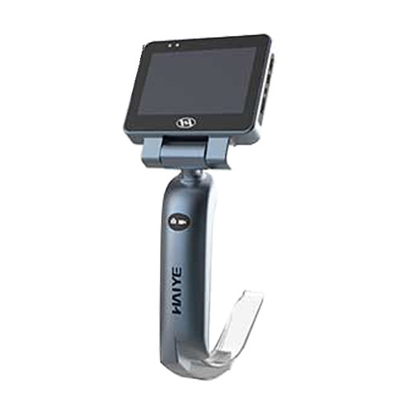 Tela sensível ao toque LCD de 3,5 polegadas, anestesia, vídeo, laringoscópio, antiembaçante, à prova d'água, com 8 lâminas descartáveis ​​de tamanho