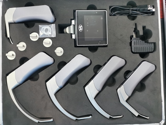 Laringoscópio video do sistema médico da câmara digital da instrução com lâminas reusáveis