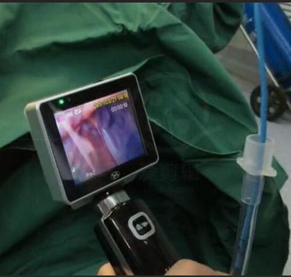 Intubação do uso de ICU EMS laringoscópio video da única com definição de 1280 x 720 câmeras