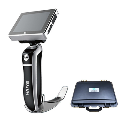 Videolaringoscópio portátil anestésico 304 SS médico descartável 960*480 RGB