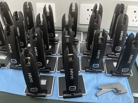 Da elevada precisão video médica do laringoscópio de três lentes processo de produção completo do molde
