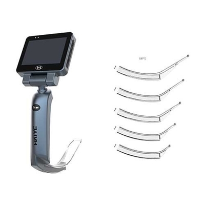 Laringoscópio de vídeo de tela LCD HD de 3″ 5+3 lâminas descartáveis ​​de laringoscópios