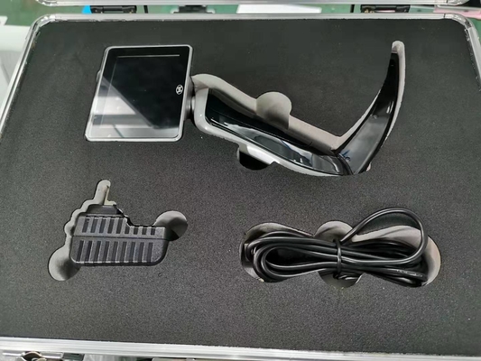 Endoscópio eletrônico da anestesia video descartável do laringoscópio 32GB da fibra ótica