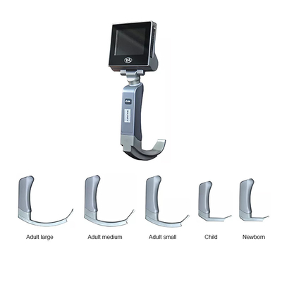 Laringoscópio video de aço inoxidável para o cartão de alta velocidade da cirurgia 32GB da anestesiologia