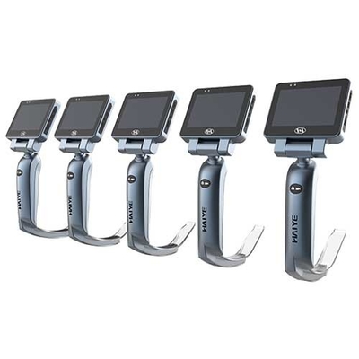 Laringoscópio de vídeo de tela LCD HD de 3″ 5+3 lâminas descartáveis ​​de laringoscópios