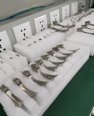 Névoa dobro do laringoscópio video pediatra da carga do sistema Usb da câmara digital anti